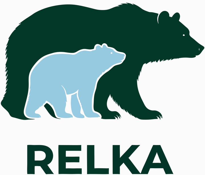 Relka — two bears, one larger and one smaller, walking together